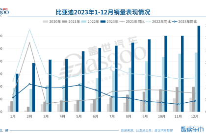 比亚迪：年销量突破300万辆，新能源业务领跑全球丨2023大事记