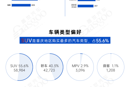 自主品牌雄起，SUV畅销 | 重庆地区一季度汽车消费偏好洞察